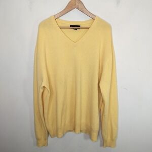 Kenneth Roberts Platinum Cashmere Sweater V Neck Pullover